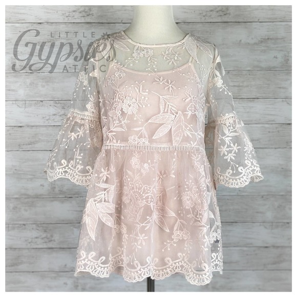 POL Fairy Angel 2 Piece Baby Doll Top - Picture 4 of 12